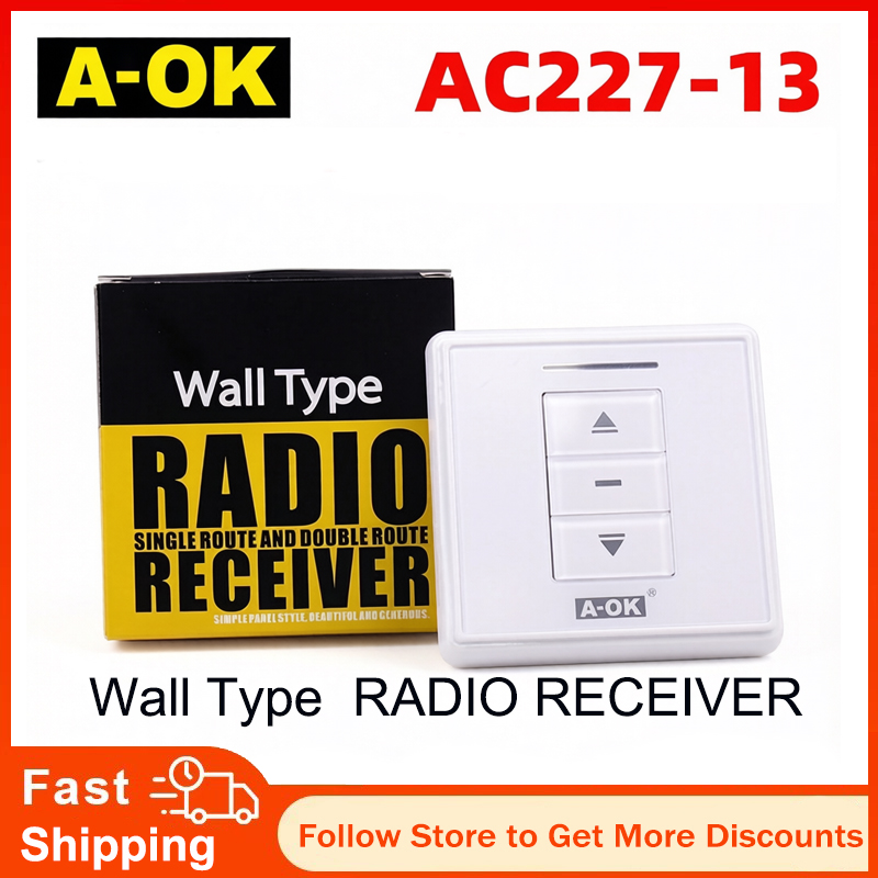 Electric Reel - Smart-Home Elektrischer Rolladenmotor AOK AC227-13 Einzelkanal