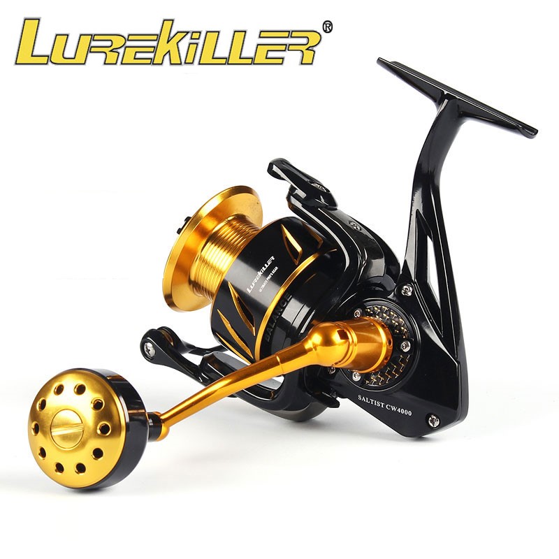 Surf Reel - Lurekiller Vollmetall-Spinnrolle Jigging-Rolle Salzwasser-Spinnrolle mit 35kg