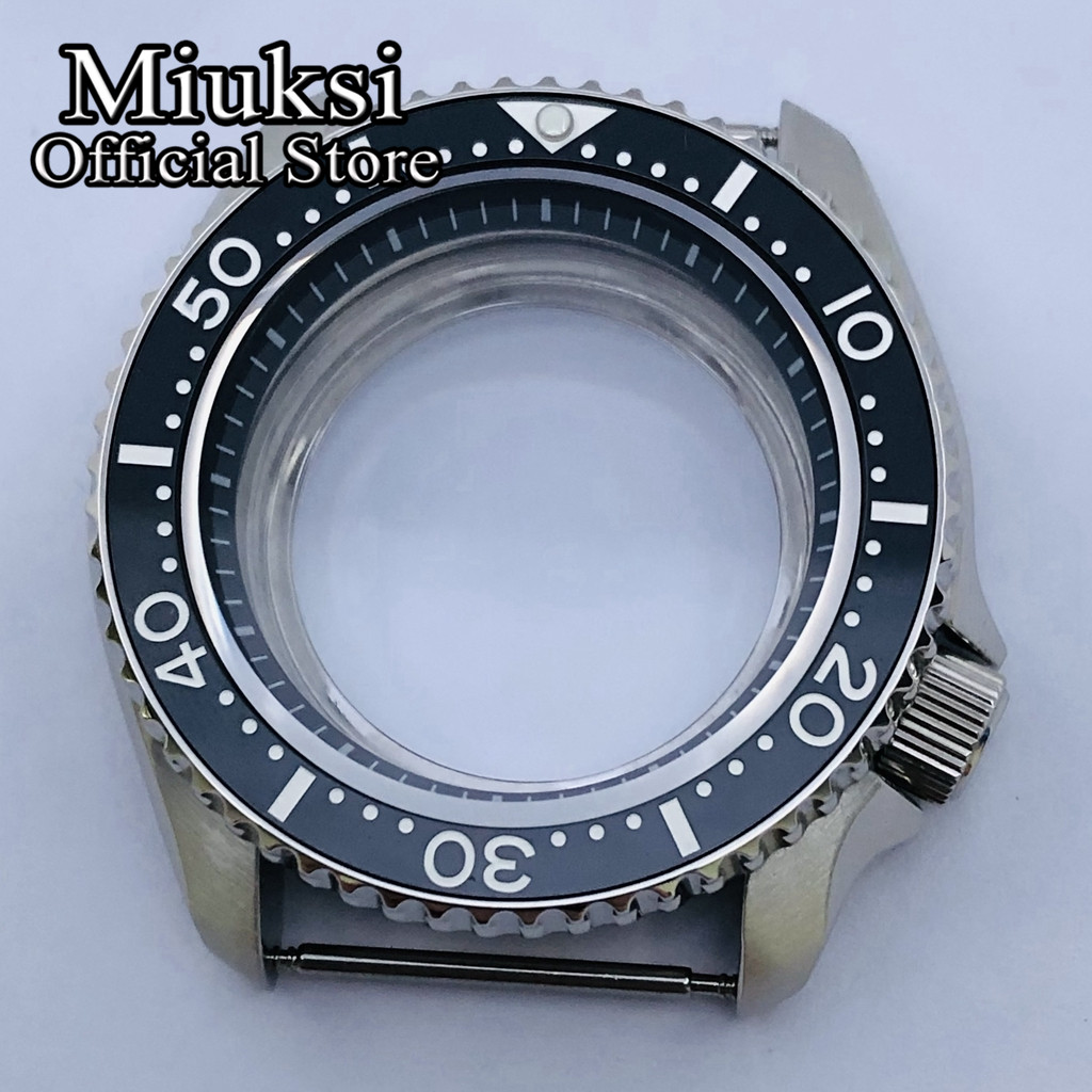 Reel Case - Miuksi 42 mm silbernes steriles Uhrengehäuse,