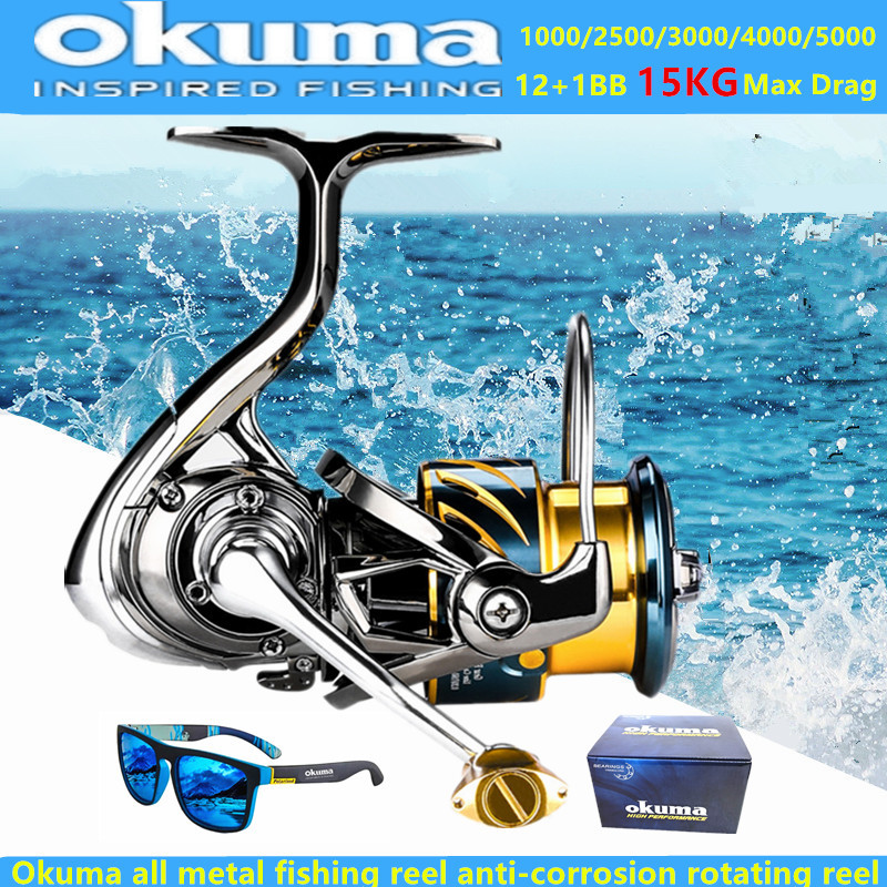 Okuma Vollmetall-Angelrolle 12 – Surf Reel Bewertung und Preis
