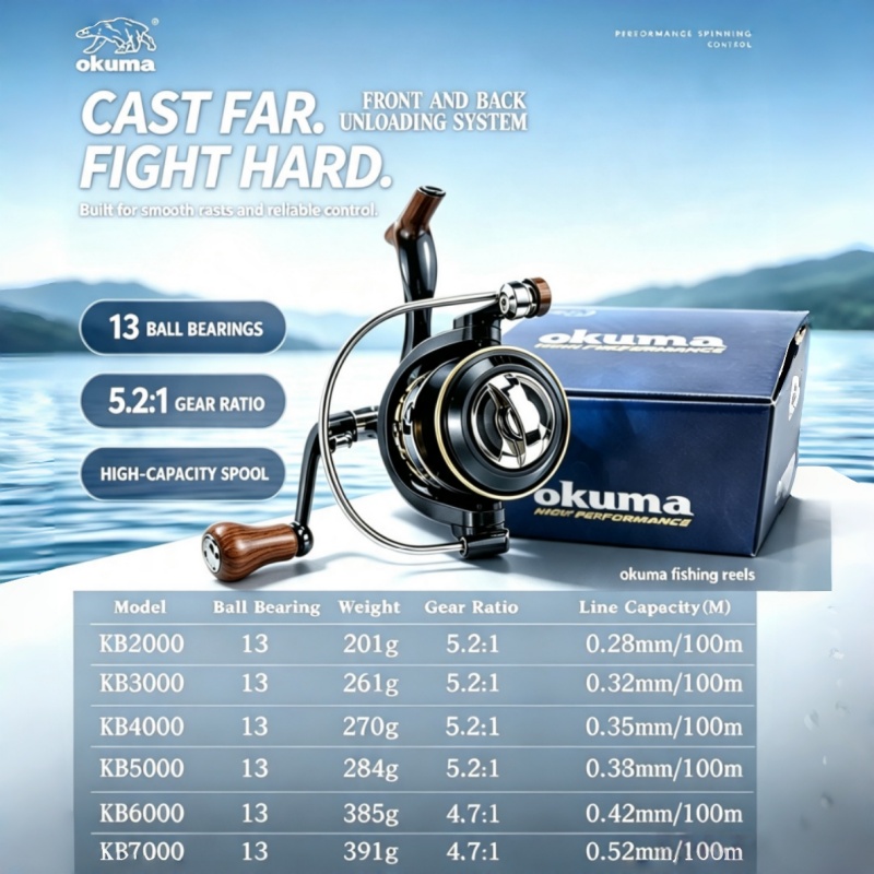 OKUMA-Spinnrolle, ultraleichte – Surf Reel Bewertung und Preis